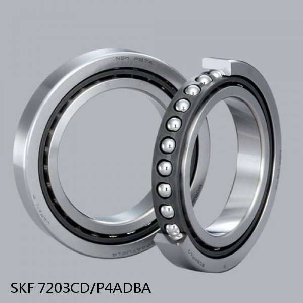 7203CD/P4ADBA SKF Super Precision,Super Precision Bearings,Super Precision Angular Contact,7200 Series,15 Degree Contact Angle