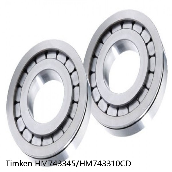 HM743345/HM743310CD Timken Tapered Roller Bearing Assembly #1 image